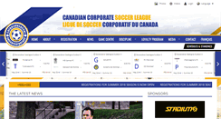 Desktop Screenshot of corporatesoccer.ca